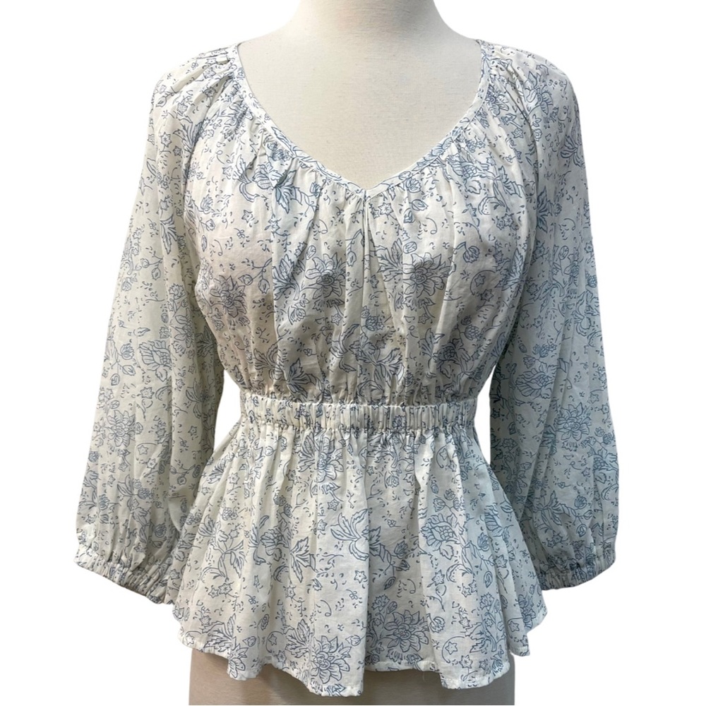 NWT Woven by Synergy Organic Clothing Tulip Blouse